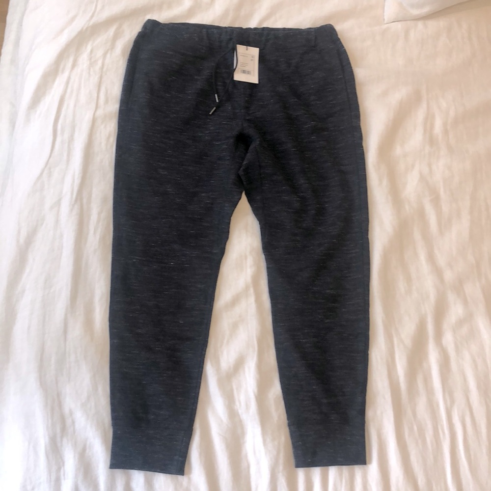 Theory sweat pants, heathered navy